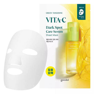 GOODAL Green Tangerine Vita C Dark Spot Care Serum Sheet Mask 1p Goodal