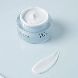 Anua Birch Moisture Boosting Cream with product swatch