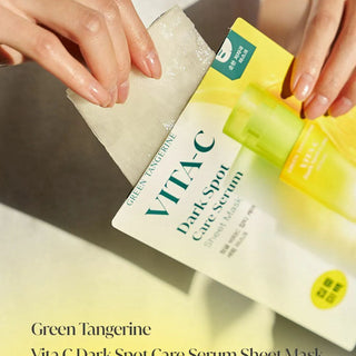 GOODAL Green Tangerine Vita C Dark Spot Care Serum Sheet Mask 1p Goodal