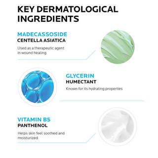 key dermatological ingredients of LA ROCHE-POSAY Cicaplast Gel B5 40mL
