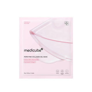 a packet of medicube PDRN Pink Collagen Gel Mask 25g