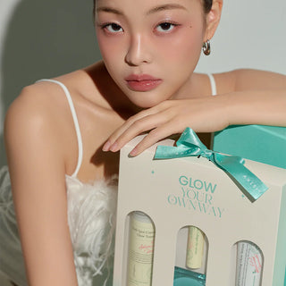 woman with AXIS-Y Glow Your Own Way Set