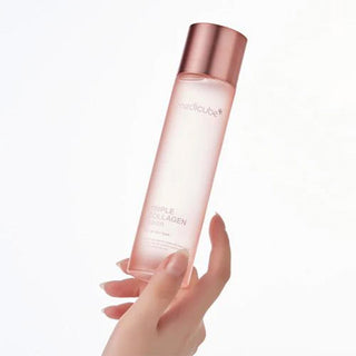 medicube Triple Collagen Toner 4.0 140 mL in hands