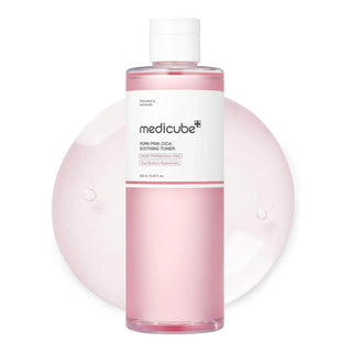 a bottle of medicube PDRN Pink Cica Soothing Toner