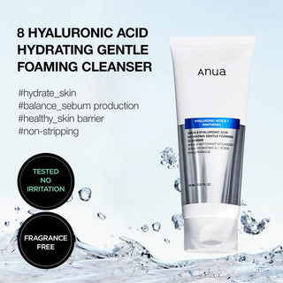 Anua 8 Hyaluronic Acid Hydrating Gentle Foaming Cleanser 150 mL Anua