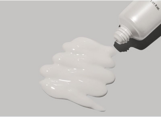 BIODANCE Sun Safe Skin Barrier SPF50+ PA++++ 30 mL product swatch on surface with an open tube