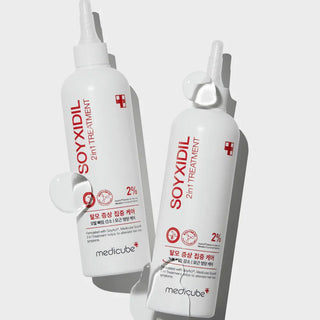 two bottles of medicube - Soyxidil 2 in 1 Treatment 265 mL