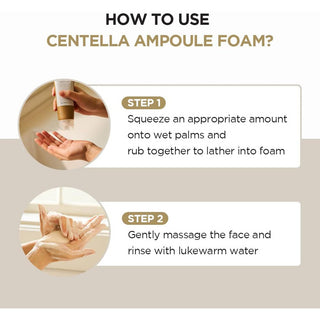 SKIN1004 Madagascar Centella Ampoule Foam, 125mL How Apply in Steps