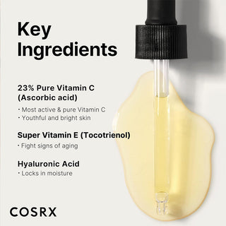 COSRX The Vitamin C 23 Serum dropper with product in it
