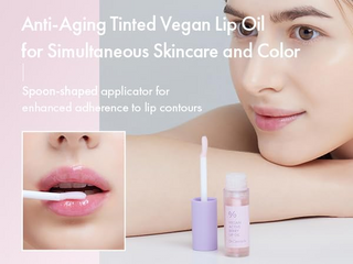 woman with Dr.Ceuracle Vegan Active Berry Lip Oil