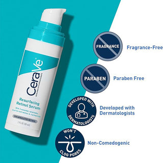 CeraVe Resurfacing Retinol Serum pump bottle