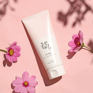 Beauty of Joseon Apricot Blossom Peeling Gel with cherry blossom flowers
