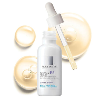 LA ROCHE-POSAY Glycolic b5 serum bottle with dropper