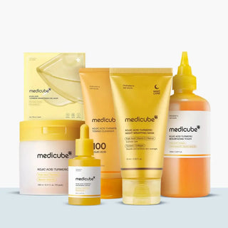 Medicube Kojic Acid Turmeric Brightening Bundle (6-Step Complete Glow Routine)