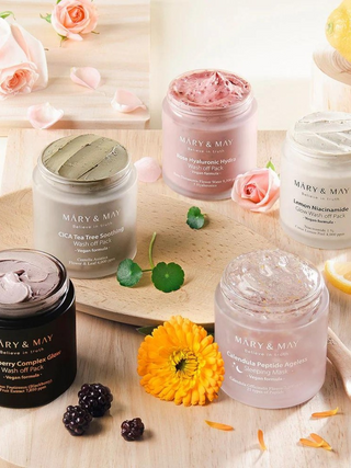 Mary&May Vegan Rose Hyaluronic Hydra Wash Off Mask 125g Mary&May