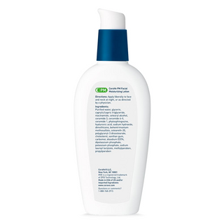 back side of CeraVe PM Facial Moisturizing Lotion