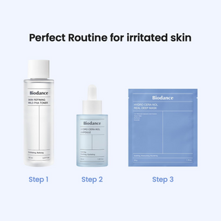 BIODANCE Hydro Cera-nol Real Deep Mask perfect routine for irritated skin