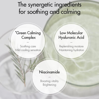the synergetic ingredients for soothing and calming
