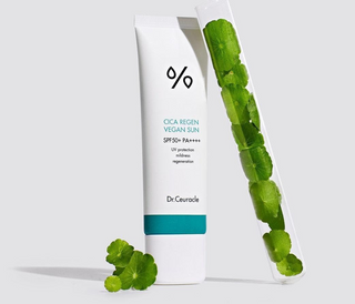 Dr.Ceuracle Cica Regen Vegan Sunscreen with cica leaves