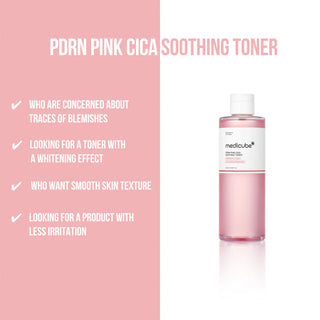 a bottle of medicube PDRN Pink Cica Soothing Toner