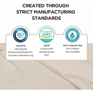 SKIN1004 Madagascar Centella Ampoule Foam, 125mL Certifications