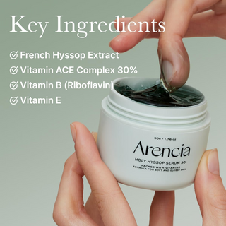 Arencia Holy Hyssop Serum 30, 50g Arencia