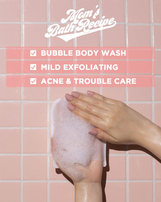 Mom’s Bath Recipe Body Peeling Pad Trouble Care (8 Sheets) Mom's Bath Recipe