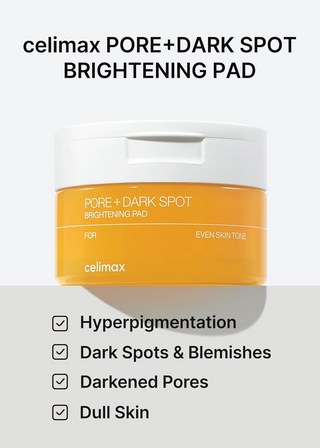 celimax Pore+Dark Spot Brightening Pad container jar