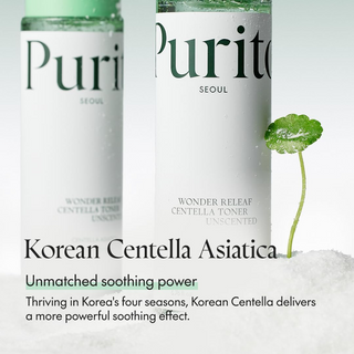 two bottles of PURITO SEOUL Wonder Releaf Centella Toner Unscented