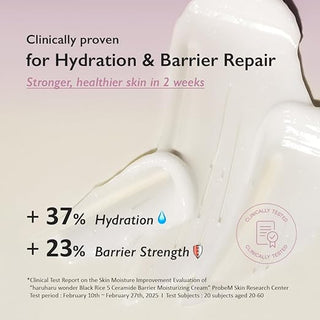 haruharu wonder black rice 5 ceramide barrier moisturizing cream 50ml 1.69 Fl.oz.