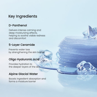 a stack of BIODANCE Cera-nol Gel Toner Pads (60 Pads/140g) with melting ice cubes on the side