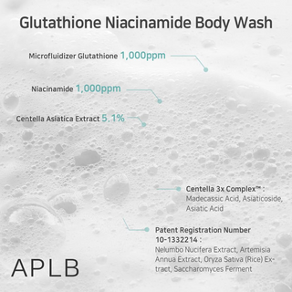 APLB Glutathione Niacinamide Body Wash 300mL APLB