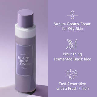 a bottle of I'm from Black Rice Toner
