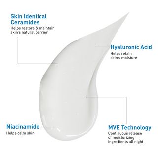 CeraVe PM Facial Moisturizing Lotion 89mL product swatch