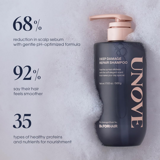 UNOVE Deep Damage Repair Shampoo 500g UNOVE