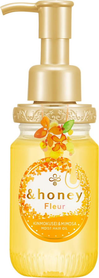 &honey Fleur Kinmokusei & Mimosa Moist Hair Oil 100mL &honey