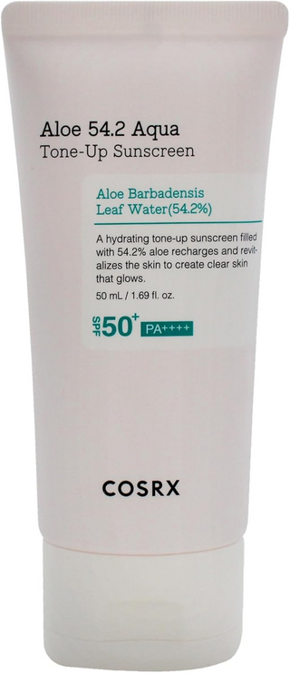 COSRX Aloe 54.2 Aqua Tone-Up Sunscreen SPF 50 Plus for Unisex 50 mL COSRX