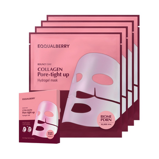 EQQUALBERRY Collagen Pore-Tight Up Mask Sheets 30g x 4