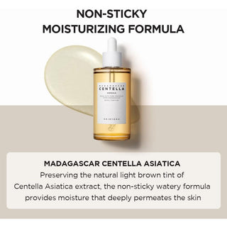 SKIN1004 Madagascar Centella Ampoule bottle with product swatch