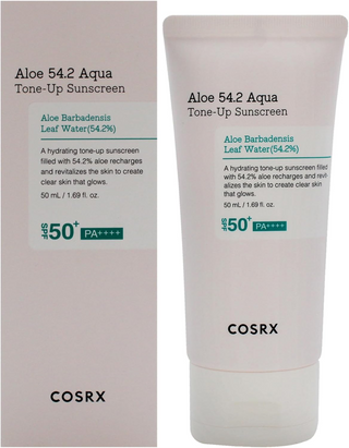 COSRX Aloe 54.2 Aqua Tone-Up Sunscreen SPF 50 Plus for Unisex 50 mL COSRX