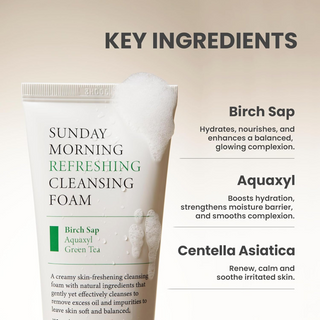 AXIS-Y Sunday Morning Refreshing Cleansing Foam 120mL AXIS-Y