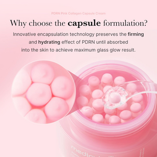 close-up of Medicube PDRN Pink Collagen Capsule Cream