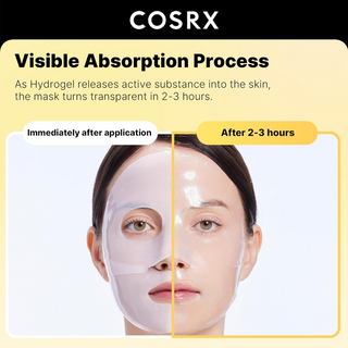 COSRX Advanced Snail Mucin Glass Glow Hydrogel Face Masks 3ea COSRX