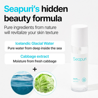 Seapuri Body Mist bottle