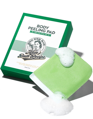 Mom’s Bath Recipe Body Peeling Pad Original with packaging
