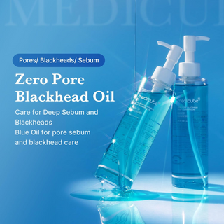 two Zero Pore Blackhead Duo Deep Cleansing Oil bottles