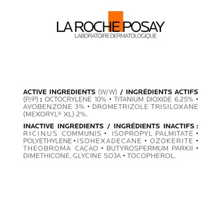 LA ROCHE-POSAY Anthelios Stick SPF 50+ active and inactive ingredients