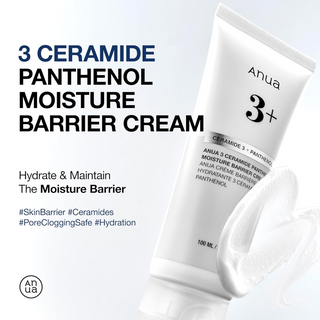 Anua 3 Ceramide Panthenol Moisture Barrier Cream 100mL Anua