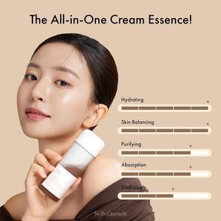 woman holding Dr.Ceuracle Vegan Kombucha Tea Essence bottle