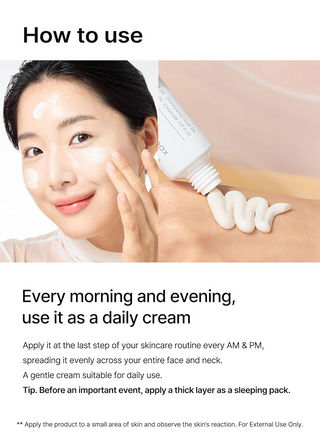 woman applying celimax Pore+Dark Spot Brightening Cream 35mL on her face